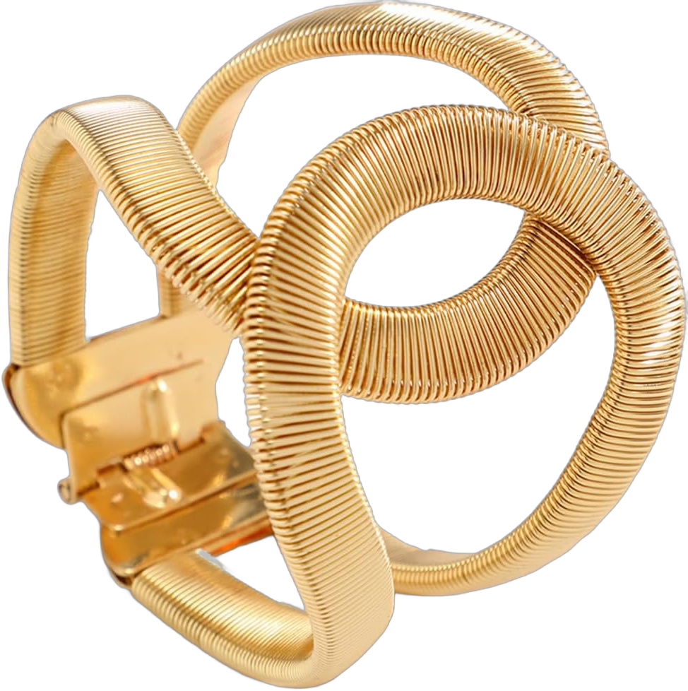 YBMYCM Chunky Gold Cuff Bracelet for Women18K Gold Plated Bangle Bracelets for Women Open Wide Wrist Cuff Bracelet Fashion Gold Costume Jewelry Gold-D