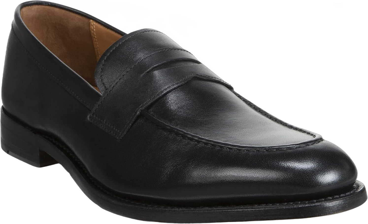 Allen Edmonds Mens Shelby Penny Loafer Black Leather 7 D