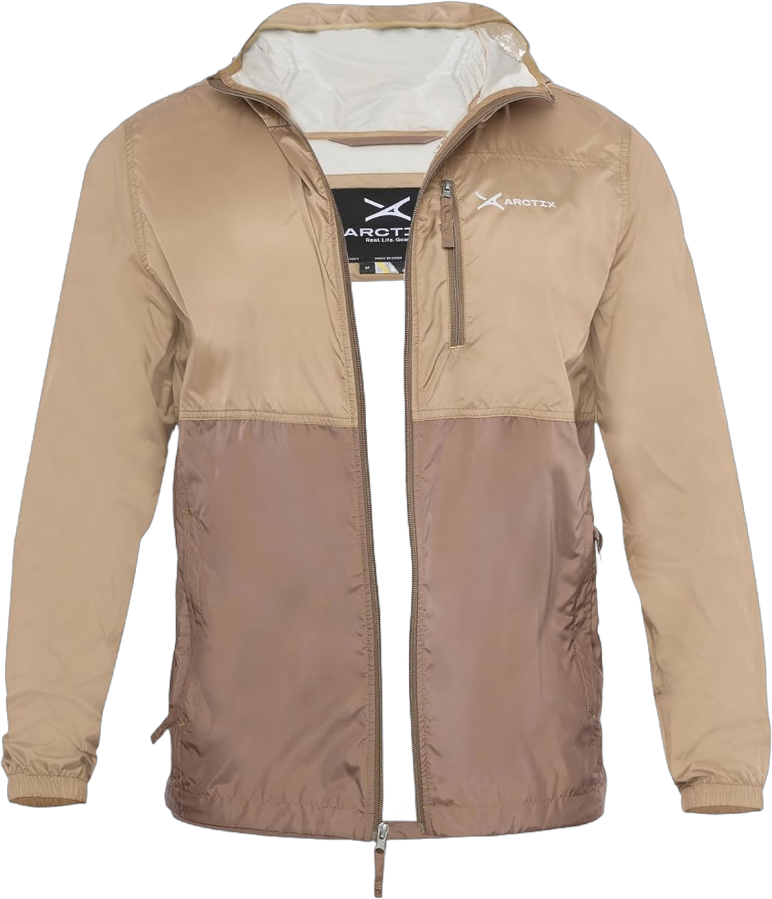 Arctix Men's Zephyr Windbreaker Jacket X-Large Khaki