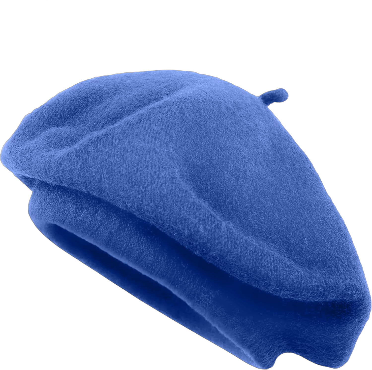 Parquet Solid Color French Beret Hat. Classic French, Casual and Chic Lightweight Cap for Women One Size Royal Blue