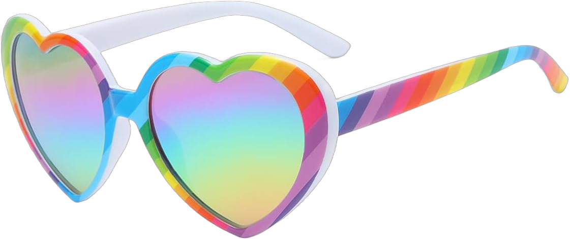 Gleyemor Polarized Heart Shaped Sunglasses for Women Trendy Glasses Fashion Accessories