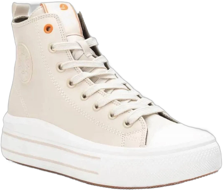 Women's High-Top Sneakers Boots - Xti 5.5