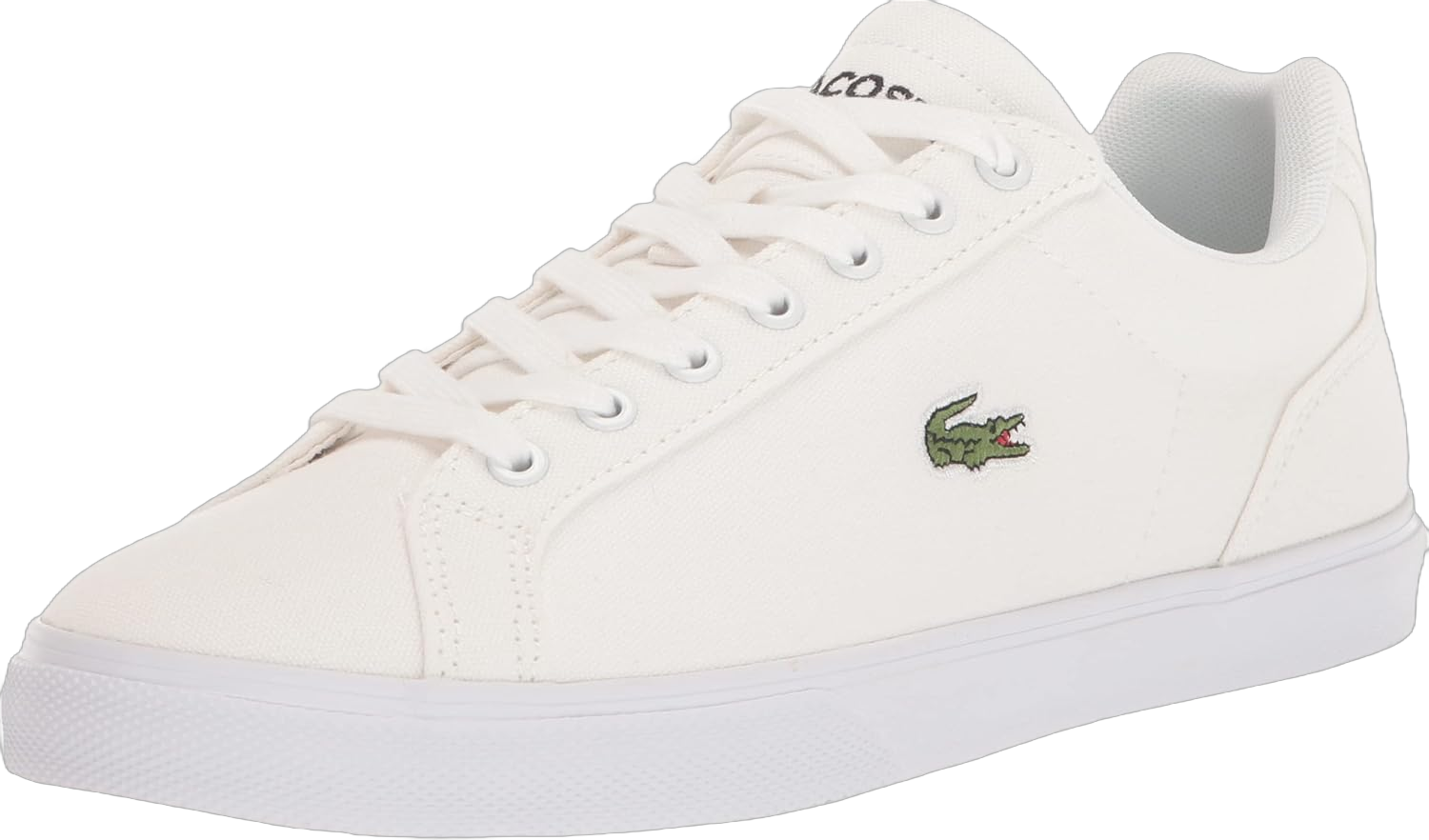 Lacoste Men's Lerond Leather Sneaker 8 White/White