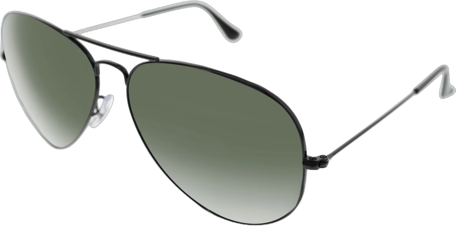 Ray-Ban Men's Aviator RB3026-L2821-62 Black Sunglasses