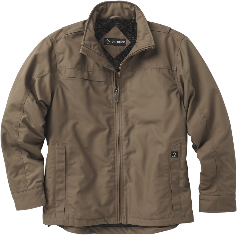 Dri-Duck Men's 5066 Sequoia Water Resistant Work Jacket Large Field Khaki