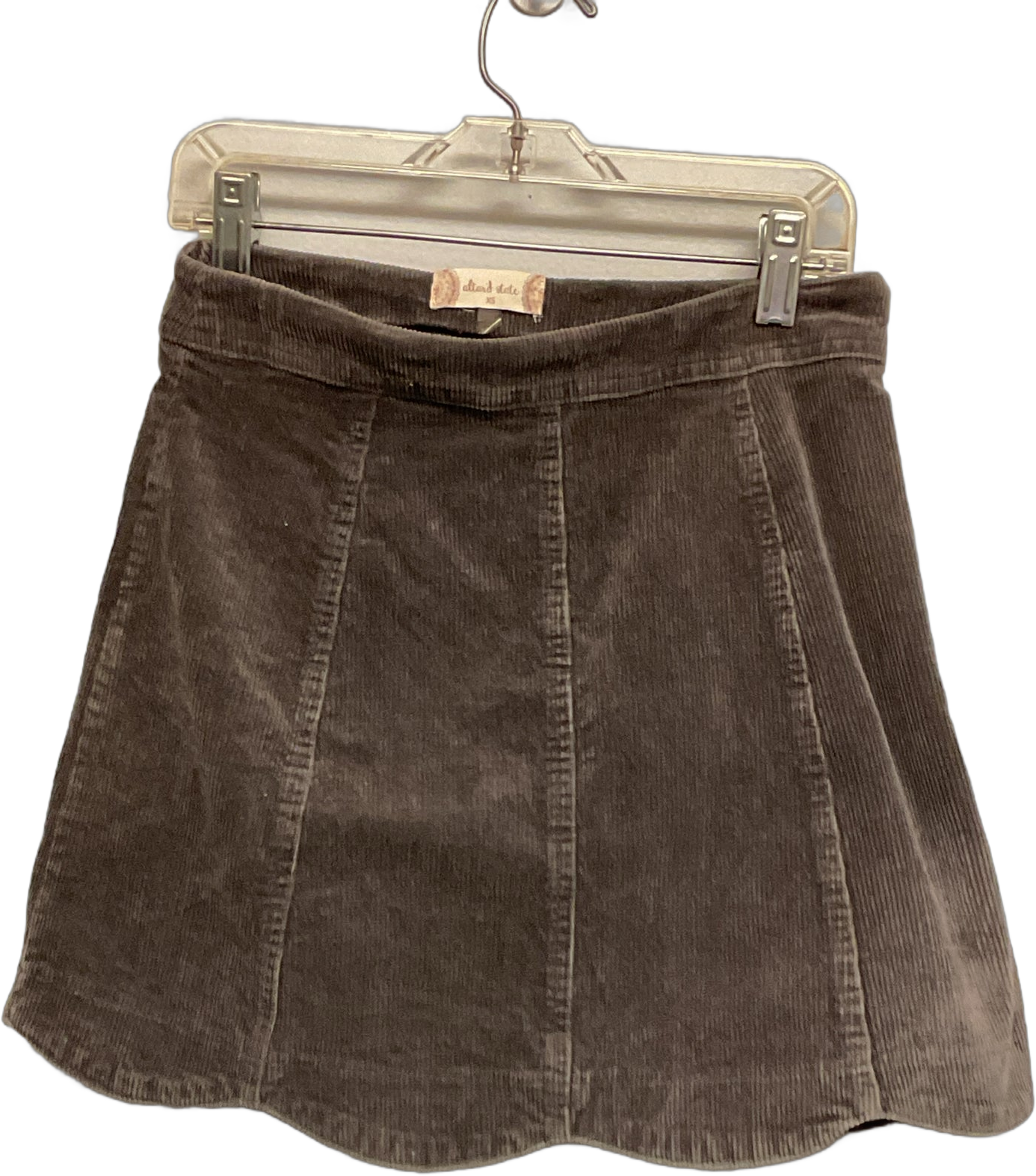 Altard State Size 14 Gray Corduroy Big Girls Skirts