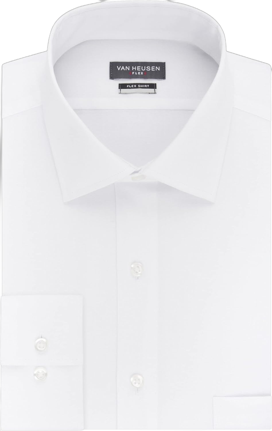 Van Heusen Men's Big and Tall Flex Collar Stretch Dress Shirt 4X-Large White